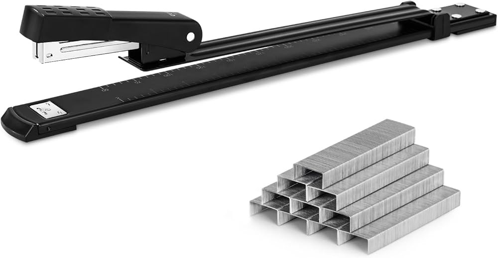 Amazon | deli 中綴じホッチキス 製本用 ロングリーチ 金属製 最大20枚