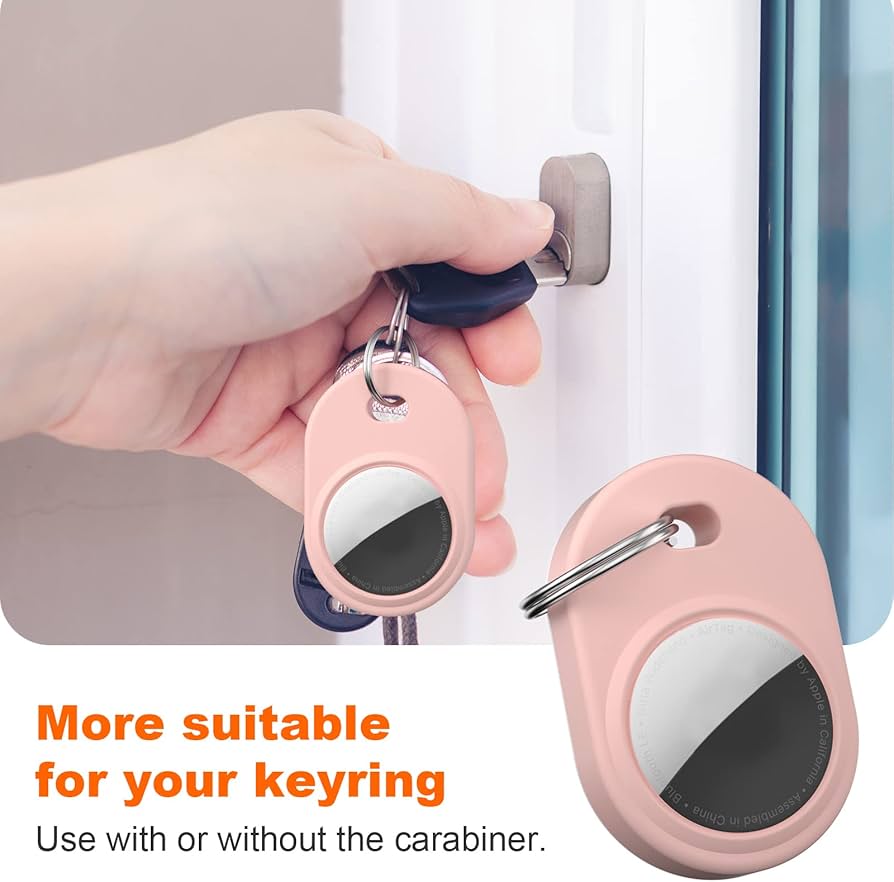 Amazon.co.jp: Amniau Apple AirTagケース AirTagホルダー用 シリコン