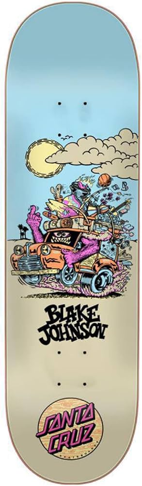Amazon | Santa Cruz スケートボードデッキ ジョンソンビーストワゴン