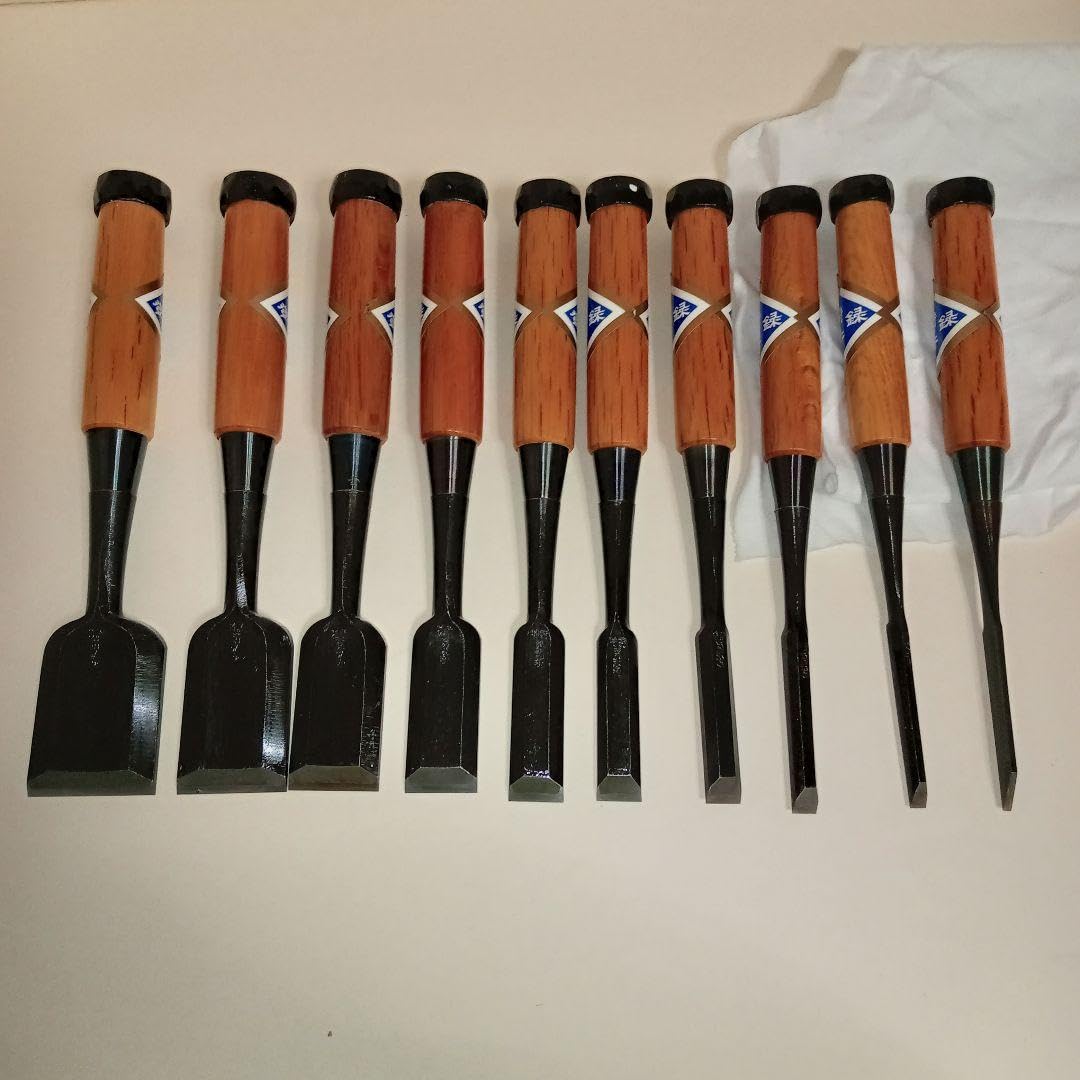 Amazon.co.jp: 菊弘丸 別誂追入組鑿 10本セット : DIY・工具・ガーデン