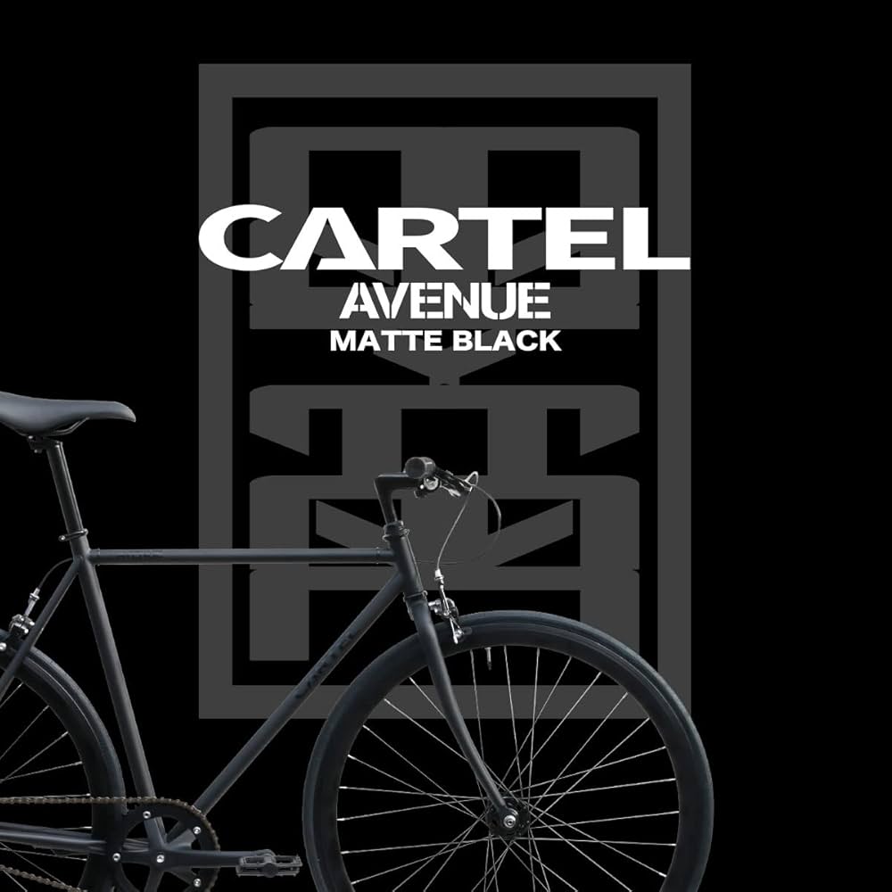 Amazon | CARTEL BIKES カーテルバイク AVENUE MATTE BLACK アベニュー