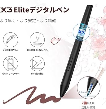 Amazon | XPPen 液タブ Artist 13セカンド X3チップ搭載ペン 液晶