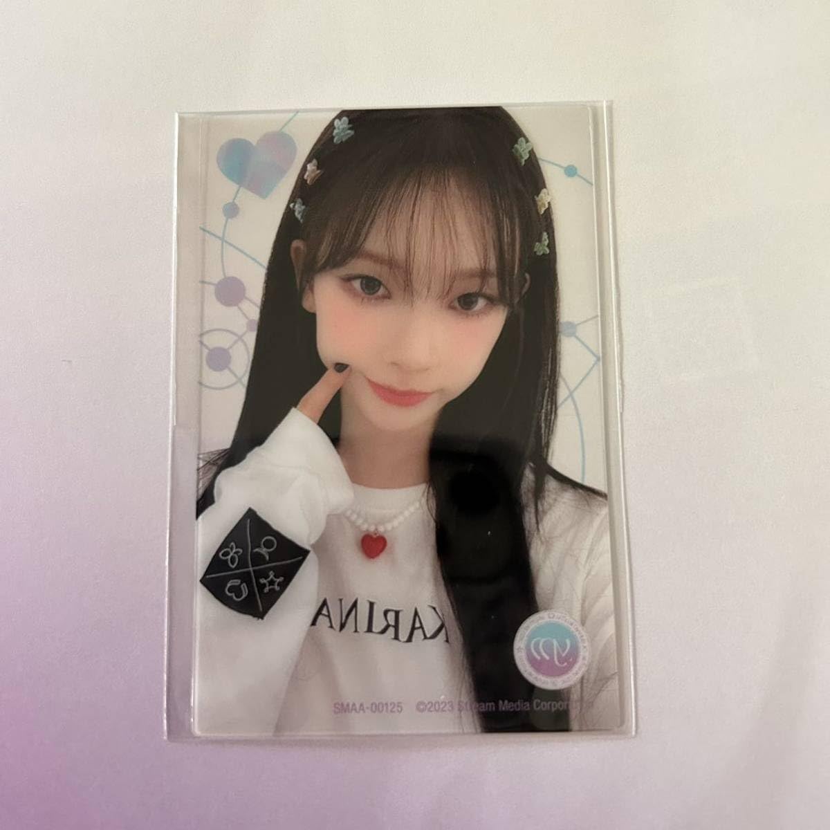 Amazon.co.jp: aespa ファンクラブ 会報 カリナ トレカ FC 特典 クリア