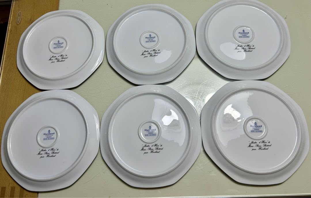 Amazon.co.jp: リモージュ Haviland アビランド グリーンリーフ皿 6枚