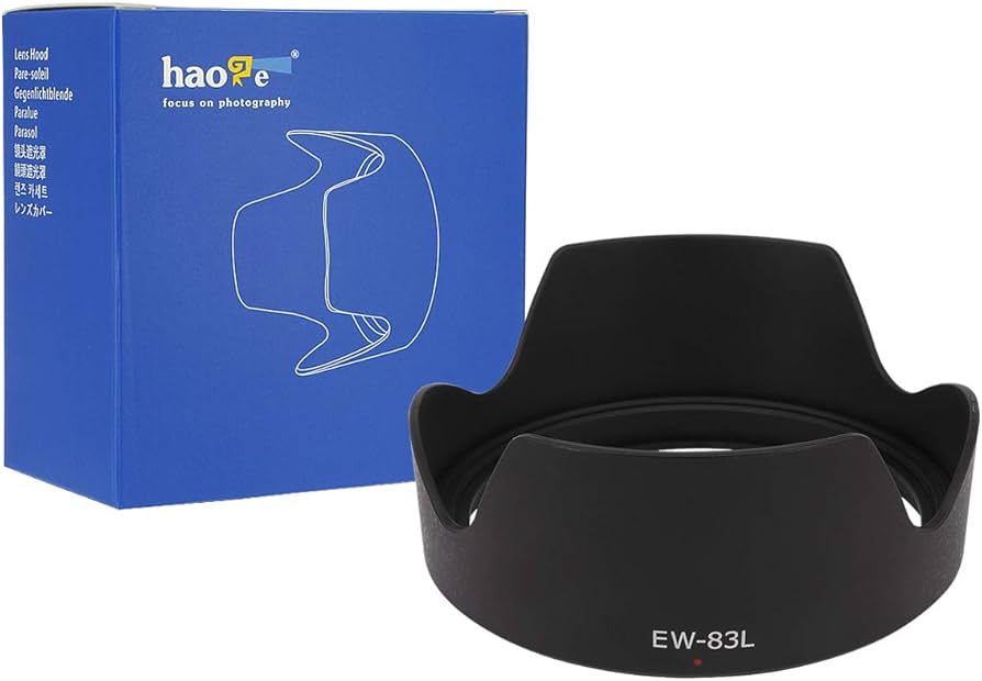 Amazon.com : Haoge Bayonet Lens Hood for Canon EF 24-70mm f4L is