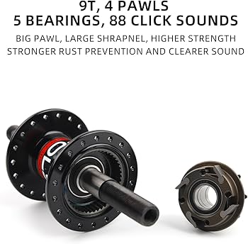 Amazon | POLSO BH-015 BMX ハブ 9T 14G X 36H 4 爪 88 サウンド 5
