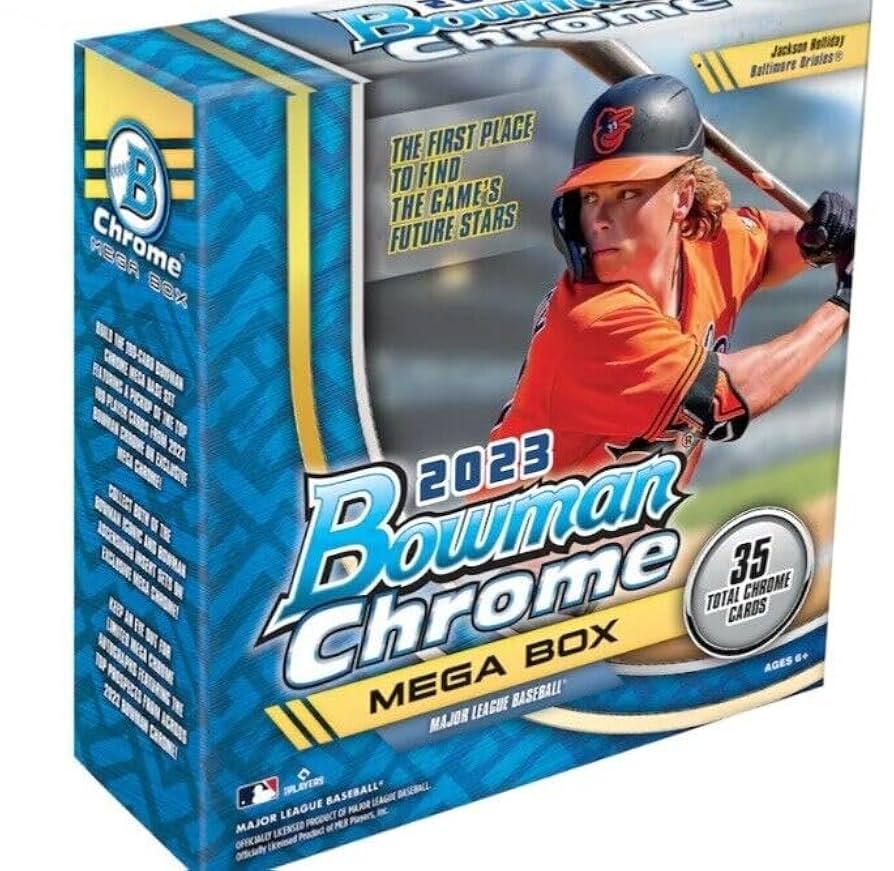 Amazon.com: 2023 Bowman Chrome Baseball Mega Box : Collectibles