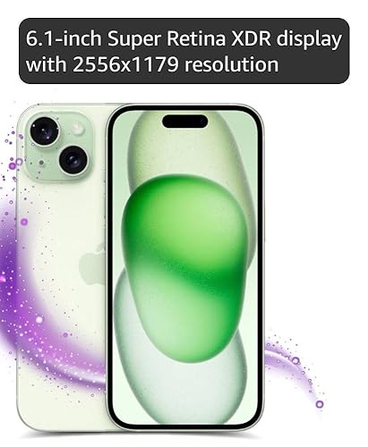 Amazon.com: Apple iPhone 15, 128GB, Green - Unlocked (Renewed