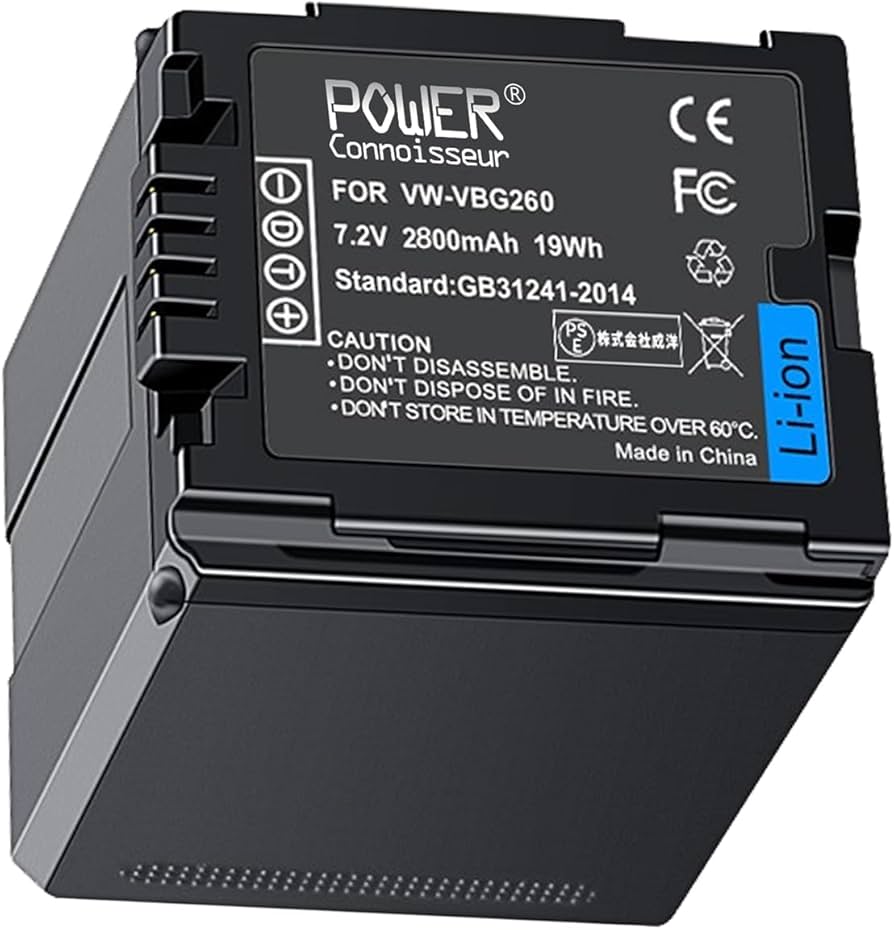 Amazon | Power-connoisseur Panasonic リチウムイオン充電池 HDC-SD5