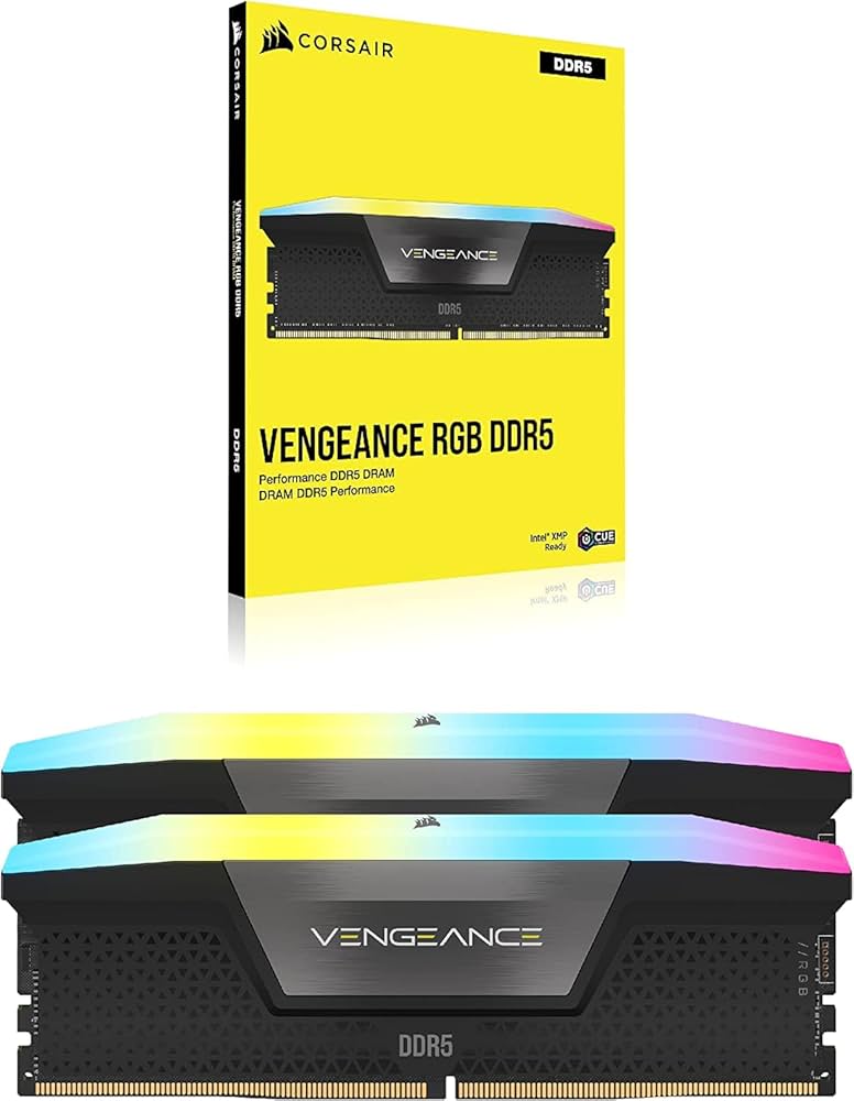 Amazon.in: Buy CORSAIR Vengeance RGB DDR5 RAM 32GB (2x16GB