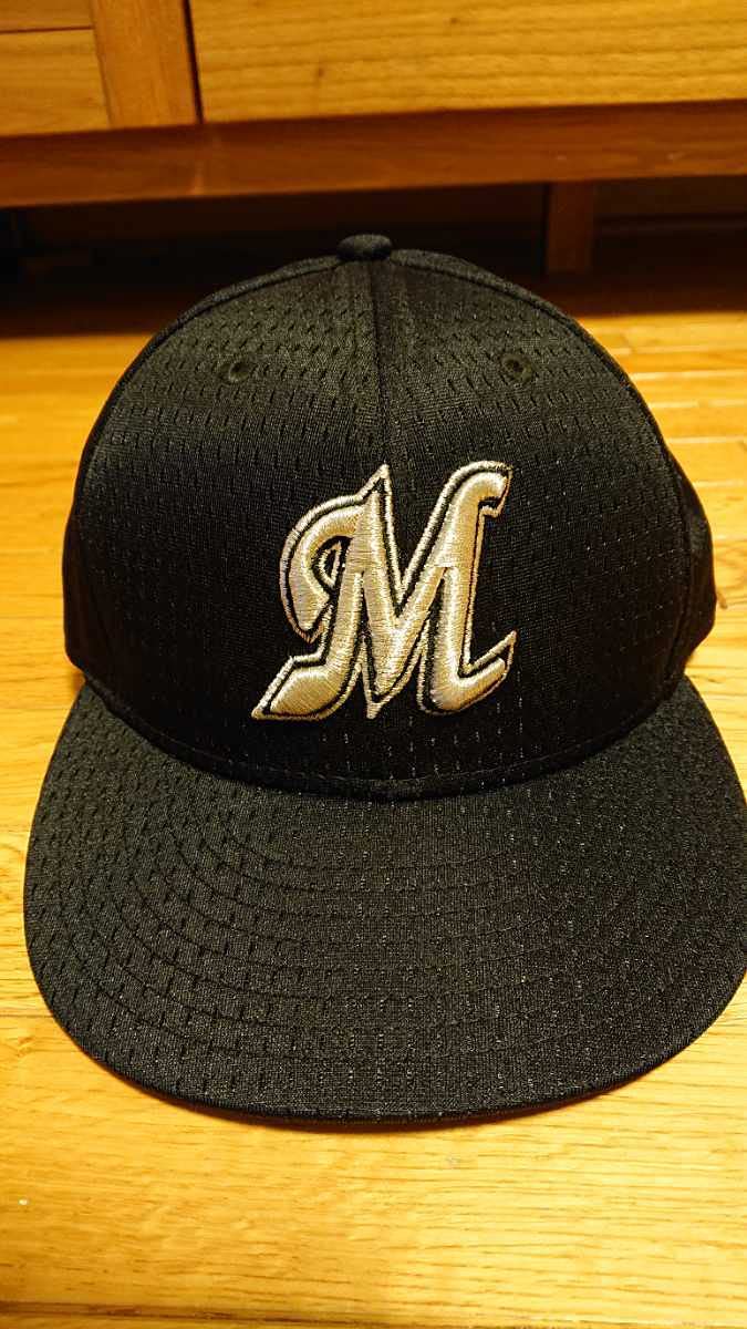 Amazon.co.jp: NPB 千葉ロッテマリーンズ プロ支給品 帽子 NEWERA社製