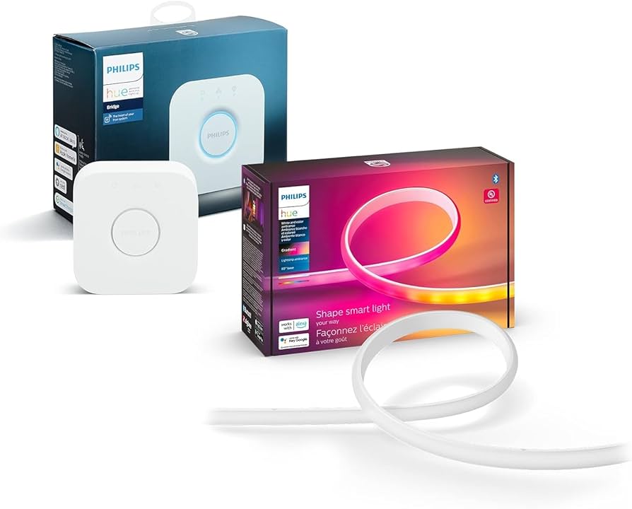 Amazon.com: Philips Hue (1) 6-Foot Smart LED Light Strip Base Kit