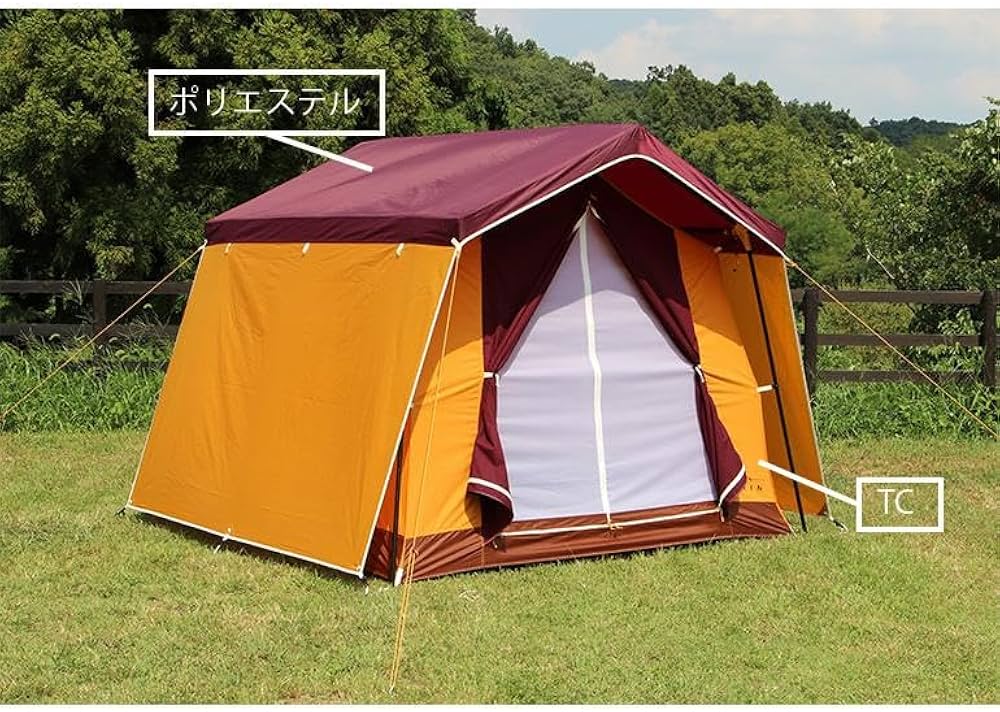 Amazon | テンマクデザイン プリン PURIN) ロッジ型 テント レトロ
