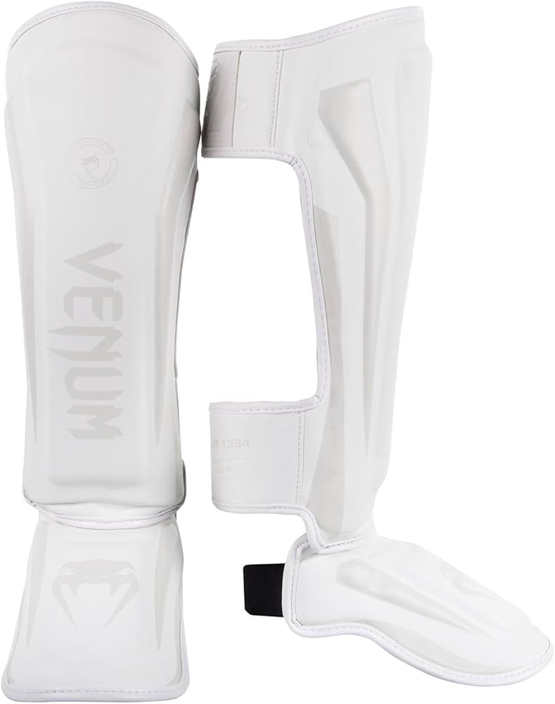 Amazon | Venum Elite スタンドアップ シンガード - ホワイト/ホワイト