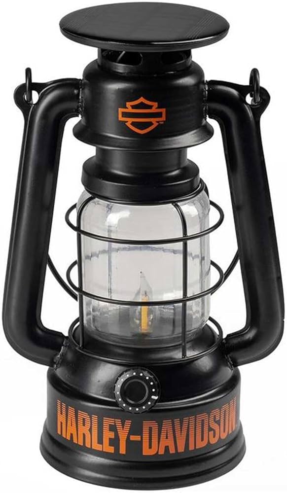 Amazon.com: Harley-Davidson Rechargeable Solar Lantern, Metal Base