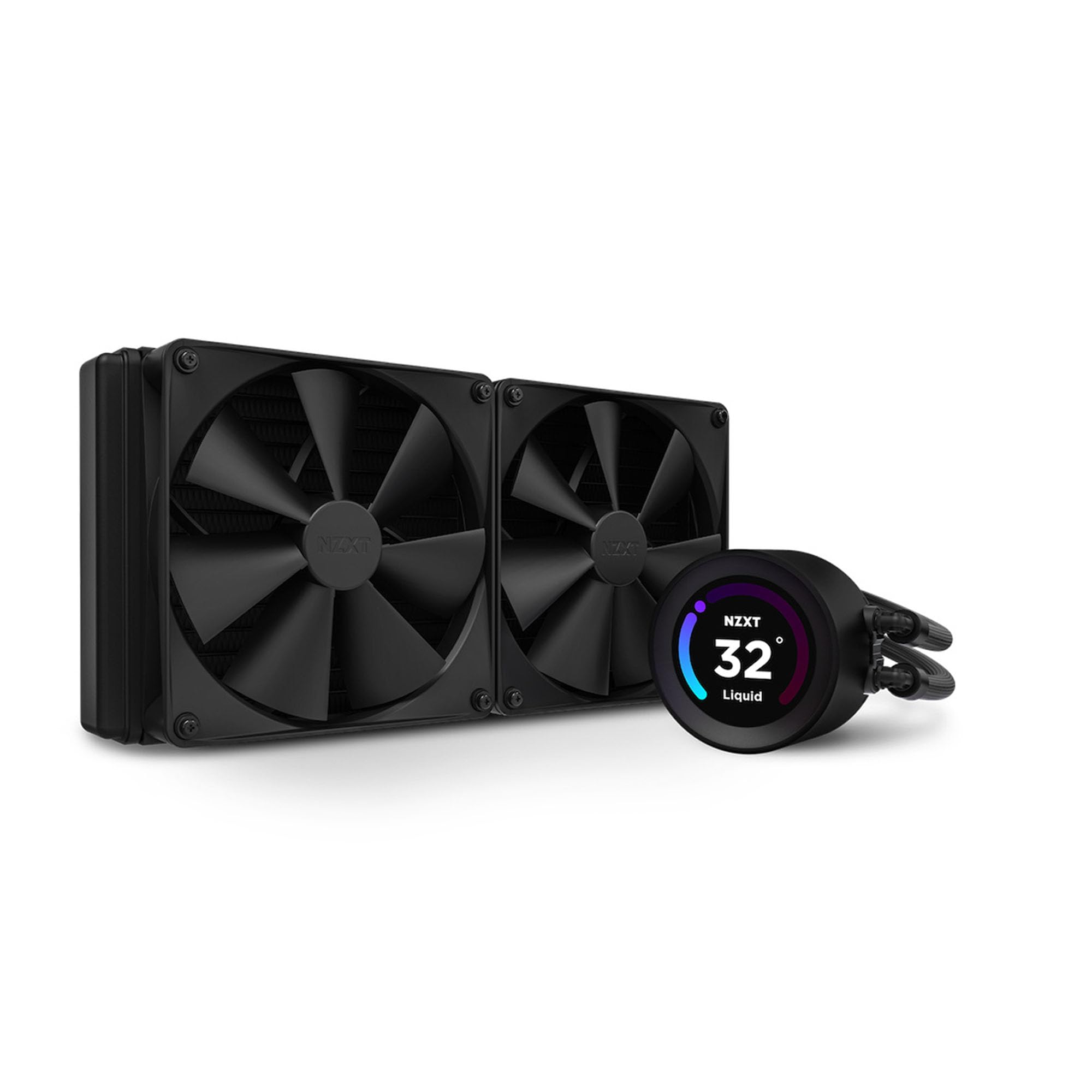 Amazon | NZXT KRAKEN Elite 280 Black 簡易水冷CPUクーラー RL-KN28E