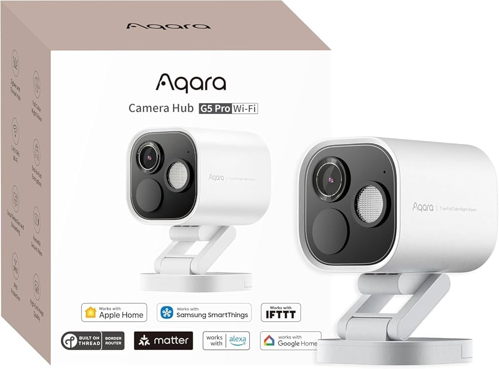 Amazon.co.jp: Aqara 防犯カメラ G5 Pro Wi-Fi 屋外屋内兼用 4MP