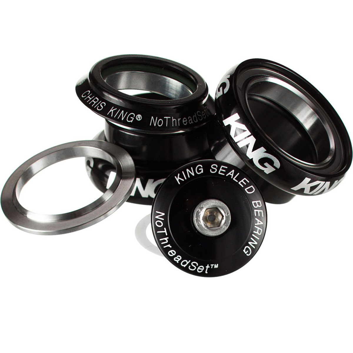 Amazon.com : Chris King NoThreadset Headset - 1 1/8in Bold Black