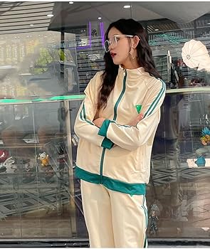 Amazon | [D.IIZOO] 韓国系 ゆったり ジャージ 上下セット レディース