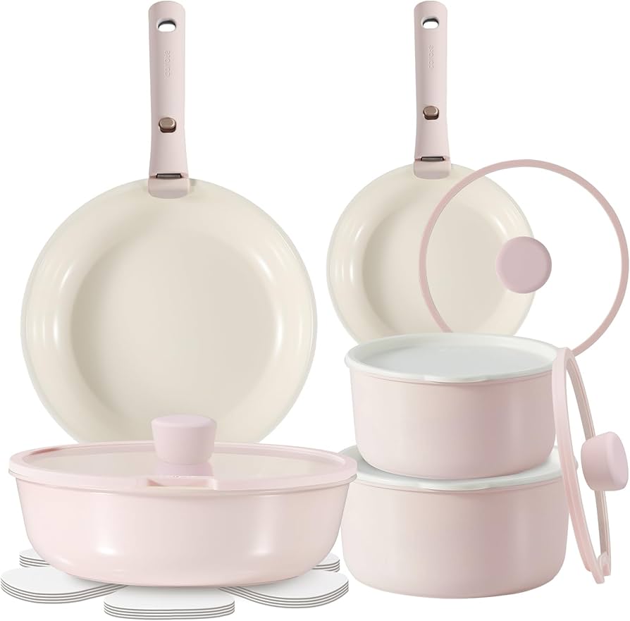 Amazon.co.jp: CAROTE カローテ フライパン セット 16点 フッ素 不使用