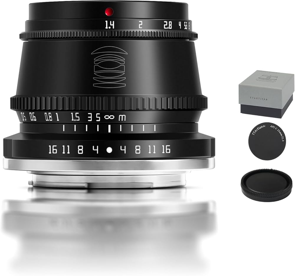 TTArtisan 35mm F1.4 APS-C Manual Focus Lens for Fuji X Mount