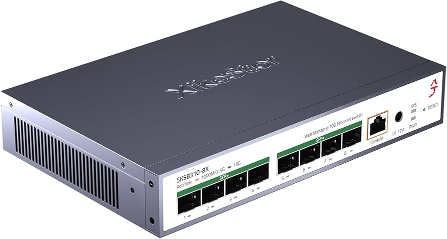 Amazon.co.jp: XikeStor 8 ポート 10Gbps スイッチング ハブ rj45