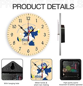 Amazon.co.jp: 掛け時計 東京ヤクルトスワローズ つば九郎 壁掛け時計