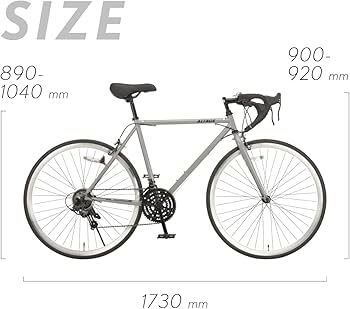 Amazon.co.jp: ALTAGE ARD-001 51188 Road Bike, Bicycle, 700C, 18