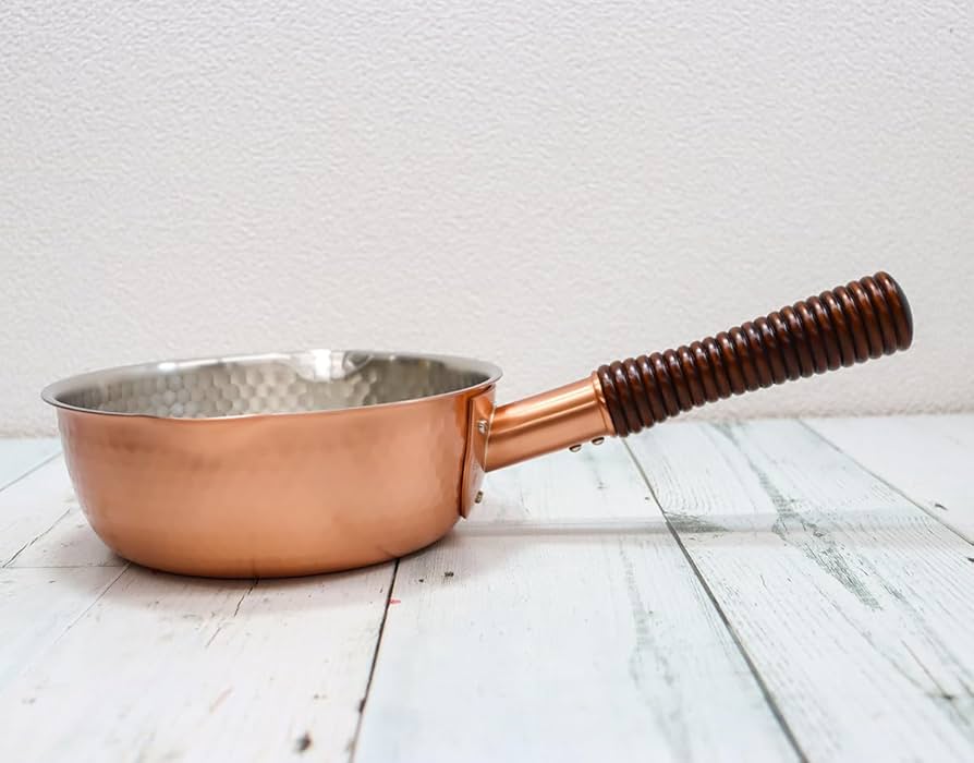 Amazon｜新光堂 日本製 純銅 雪平鍋 21㎝ 銅楽 まごころ伝心 ギフト