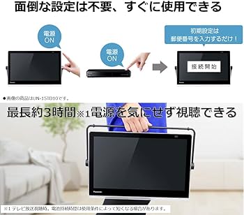 Amazon | パナソニック 15V型 ポータブル 液晶テレビ インターネット