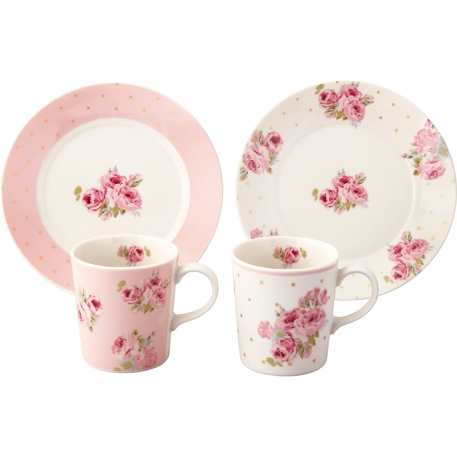 Amazon.co.jp: ローラアシュレイ 食器セット 花柄 マグカップ ケーキ皿