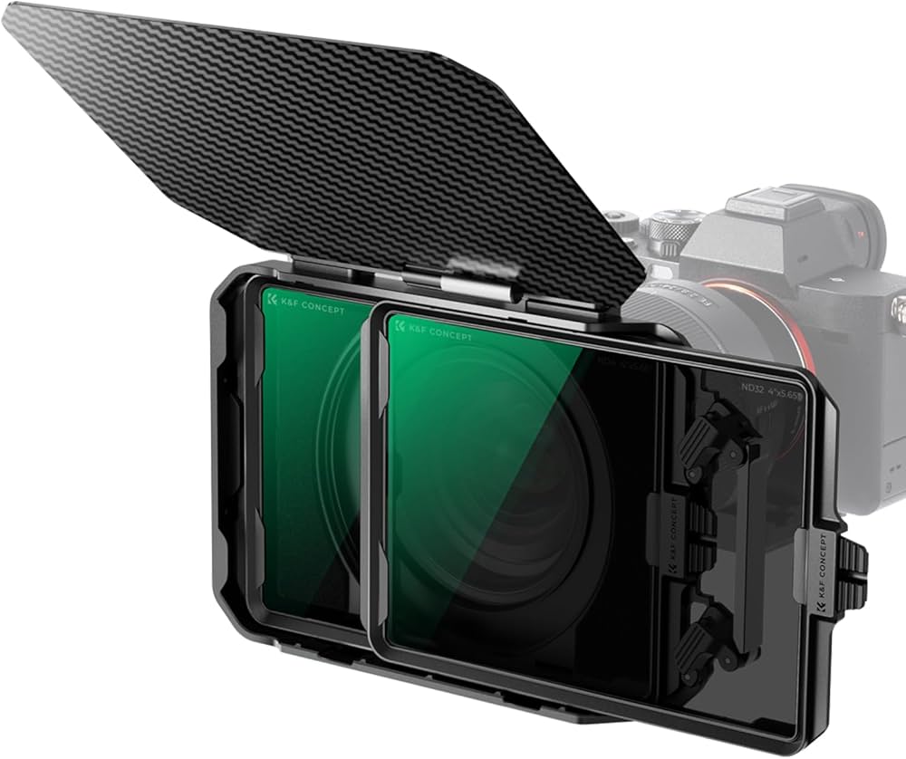 Amazon | K&F CONCEPT ミニマットボックス ND4+ND32 NDフィルター 4x5