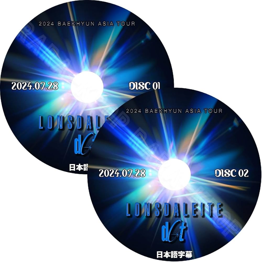 Amazon | EXO DVD 2024 ベクヒョン BAEKHYUN ASIA TOUR Lonsdaleite