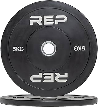 Amazon.co.jp: [レップフィットネス] ブラックバンパープレート 5kg