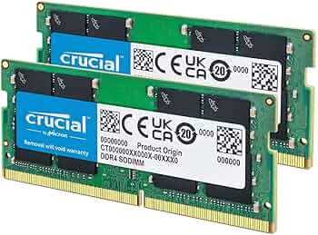Amazon | Crucial ノートPC用増設メモリ 64GB (32GBx2枚) DDR4 3200MT