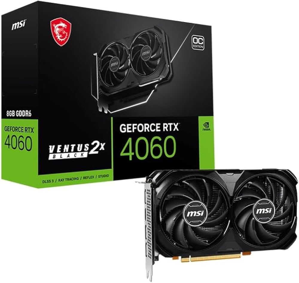 Amazon | MSI GeForce RTX 4060 Ventus 2X ブラック 8G OC ゲーミング