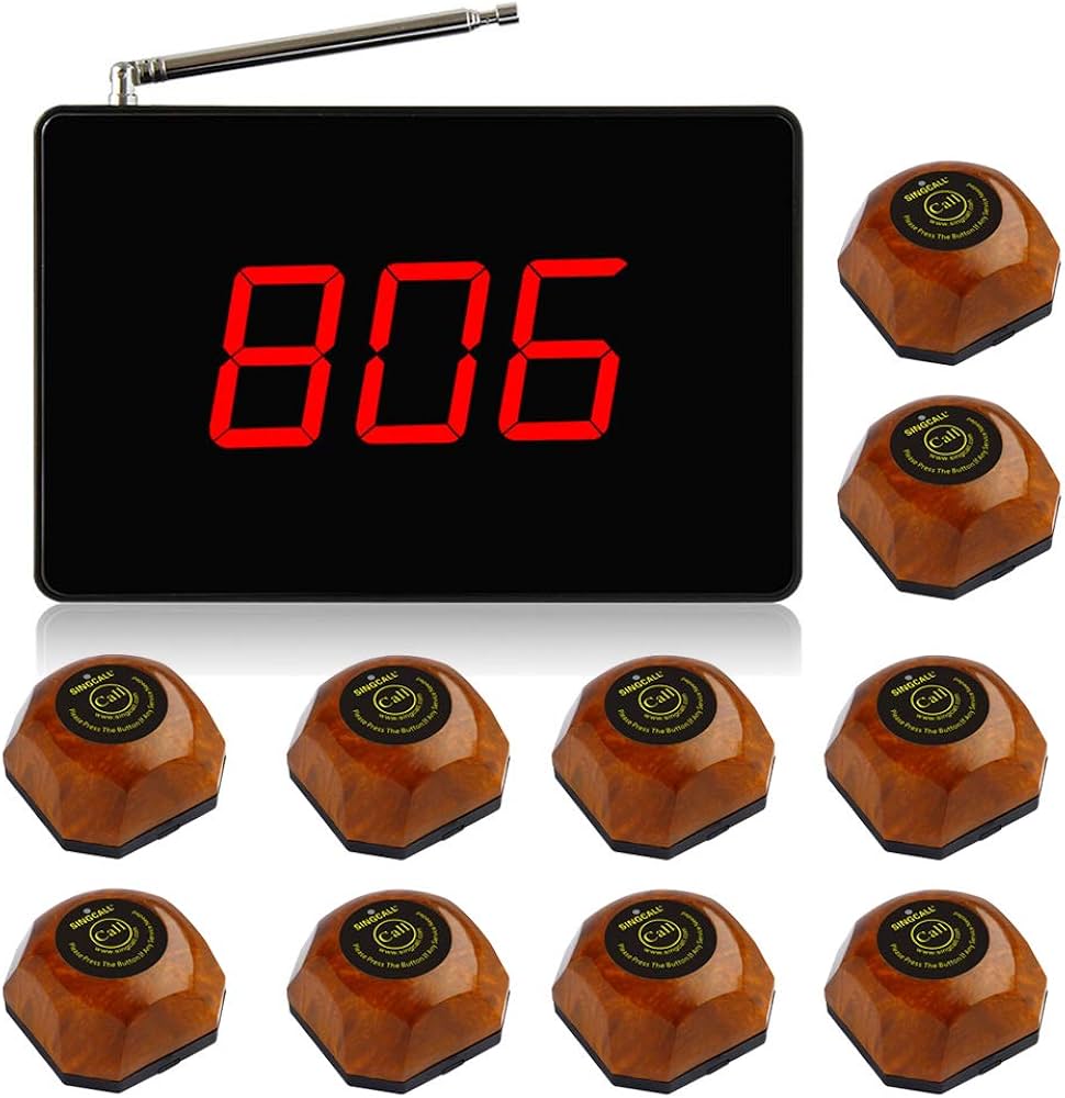 Amazon | SINGCALL 業務用 ワイヤレスチャイム 基本セット（本体＋子機