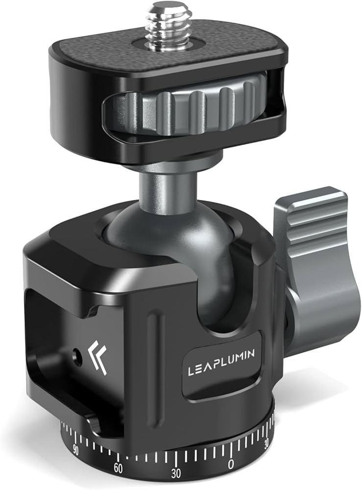 Amazon | Leaplumin ボールヘッド雲台 カメラ用 パノラマ撮影対応 360