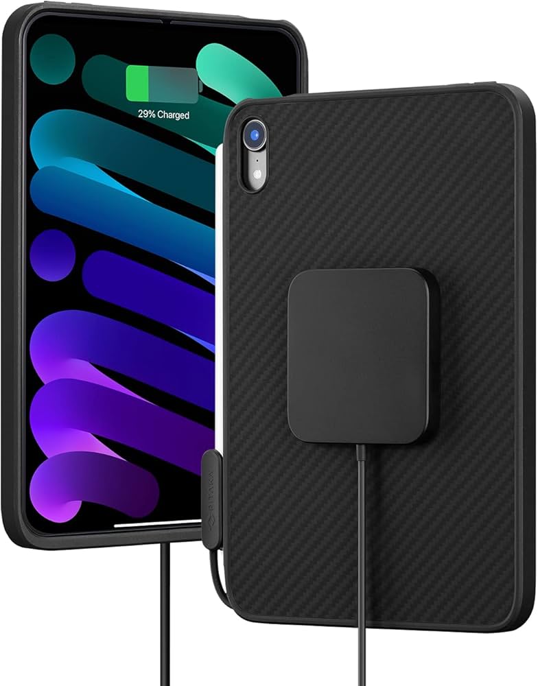 Amazon.co.jp: PITAKA iPad Mini 6ケース 磁気ワイヤレス充電ケースと