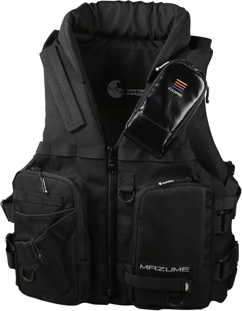 Amazon | mazume コア ライフジャケット MZLJ-771 ブラック | マズメ