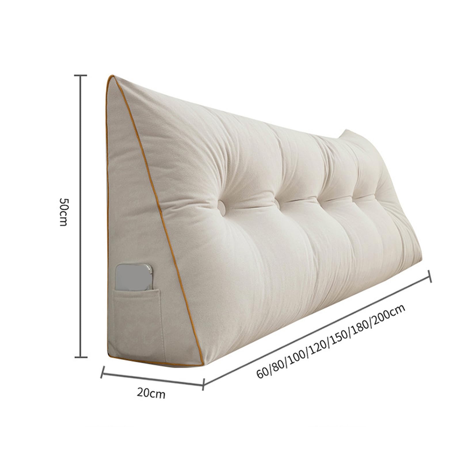 Amazon｜背もたれ クッション 三角クッション ベッド 大きい 80*50