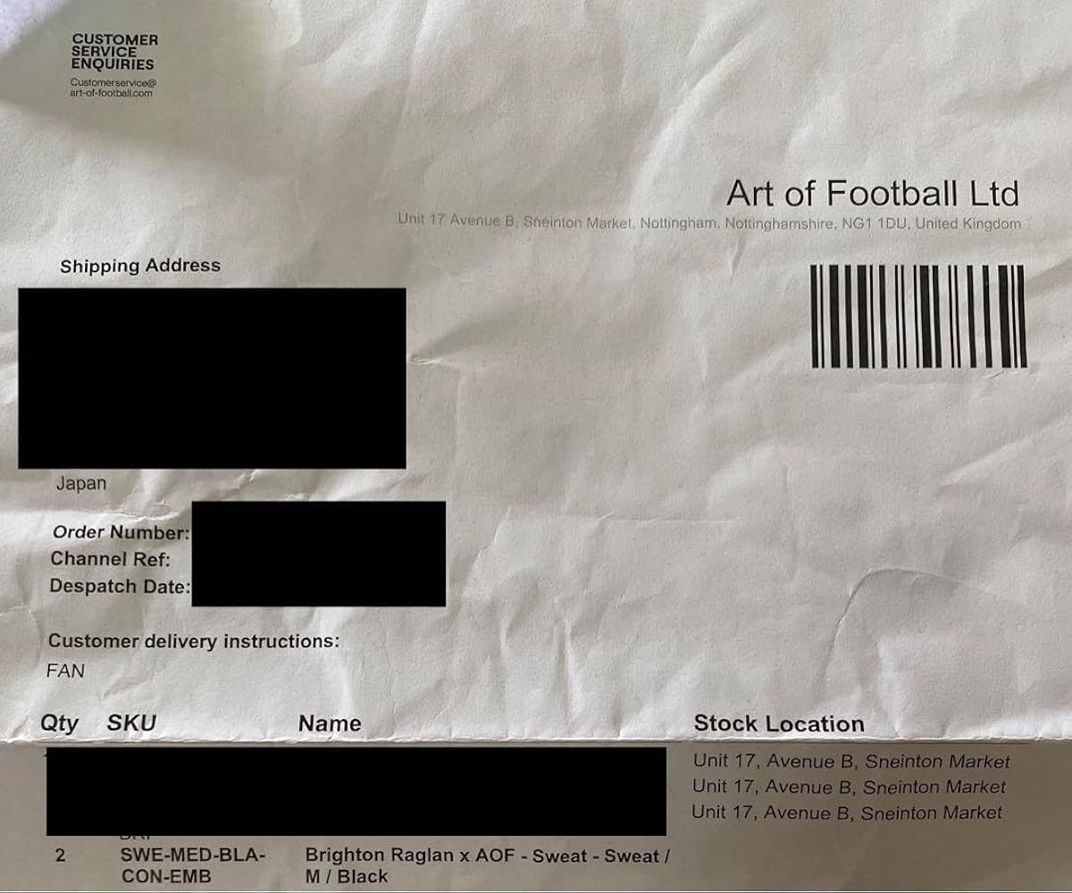 Amazon.co.jp: Art Of Footballブライトン スウェット Mサイズ