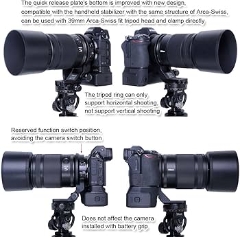 Amazon | iShoot カメラリング式三脚座、 三脚マウントリング、レンズ
