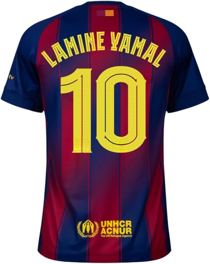 Amazon.com : Lamine Yamal #10 Men's Soccer Jersey Fan Edition