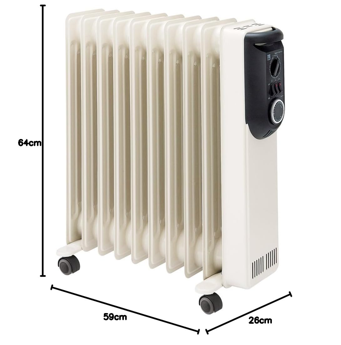 Amazon | DBK ドイツ製 オイルヒーター タイマー 付 4畳~9畳用 10枚