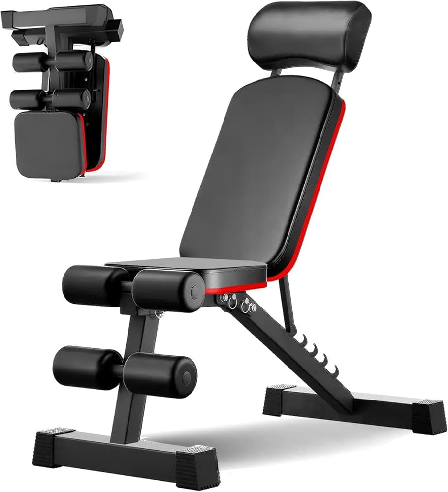 Amazon.co.jp: トレーニングベンチ 折りたたみ式 インクラインベンチ