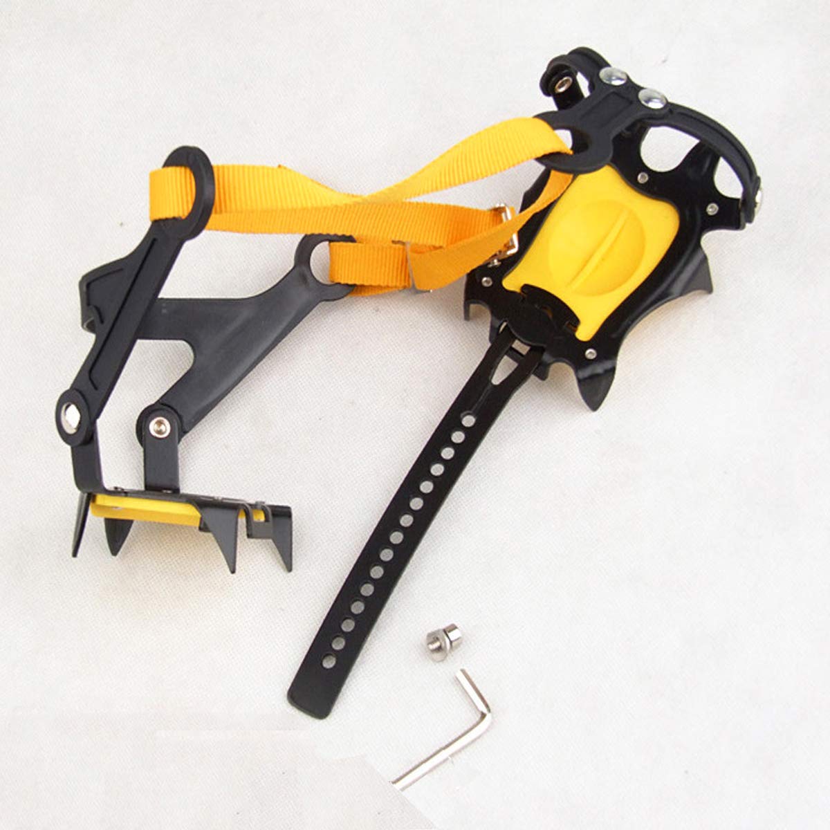 Amazon | 軽アイゼン 登山 10本爪 雪道 トレッキング マンガン鋼 滑り