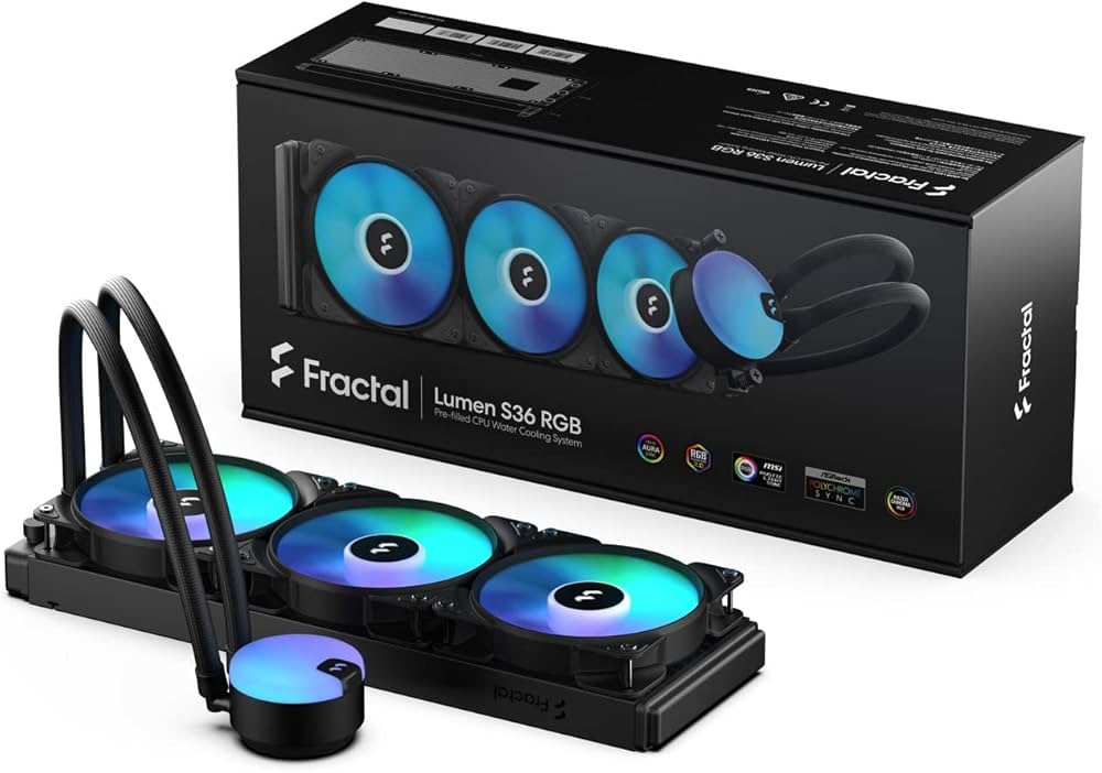 Amazon | Fractal Design Lumen S36 v2 RGB 360mmラジエーター搭載