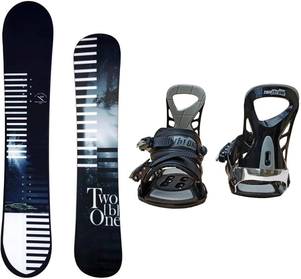 Amazon | TWO B ONE メンズ スノーボード2点セット ブラック154+bi
