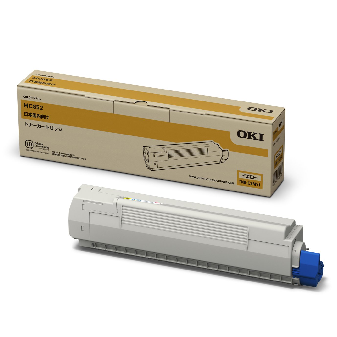 Amazon.co.jp: OKI トナーカートリッジ イエロー MC852dn TNR-C3MY1